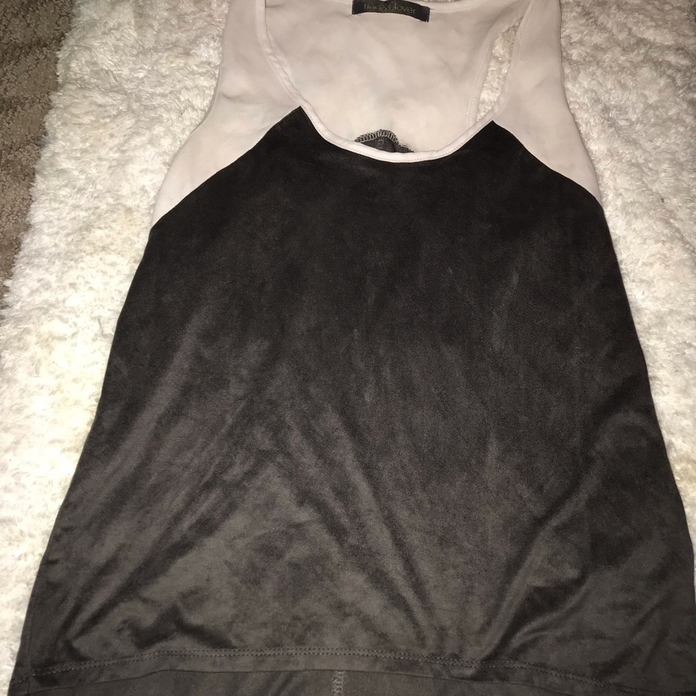 • suede tank •